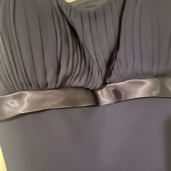 SL Fashions Navy Cocktail Dress Size 14 - Picture 4 of 6